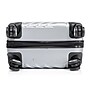 TUCCI VOLARO  3-Piece Hardside Luggage Set with Spinner Wheels, Silver Geometric (T0811-03PC-SLV)~#|#~DA5D299D-2EDB-402B-9B36F37343A3B428_sc7