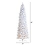 Nearly Natural 10' Slim White Artificial Christmas Tree with 800 Warm White LED Lights and 2420 Bendable Branches (T3364)~#|#~DA5E492F-B02B-470C-81A5E8353D51200F_sc7