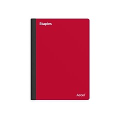 Staples Premium 2-Subject Notebook, 6