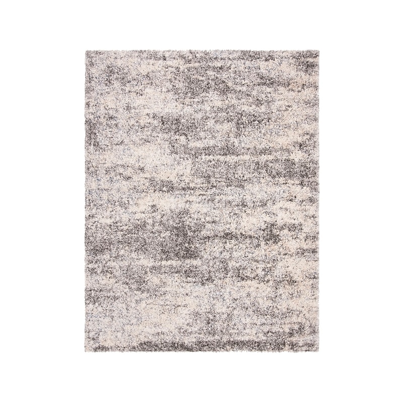 Safavieh Berber Shag Collection 8' x 10' Rectangle Indoor Area Rug, Machine Made, Grey Blue/Cream (BER219G-8) image 1