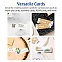 Avery Business Cards, 1" x 3", Matte Ivory, 160/Pack (95284)~#|#~DA699E84-40A1-4C6B-BDC6EEC0DB45A6BC_sc7