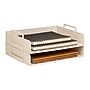 Staples Plastic Side Loading Stackable Letter Tray, Letter Size, Warm White, 2/Pack (ST63887)~#|#~DA6EEA66-A58C-45E6-901C3316EFF8E7A7_sc7