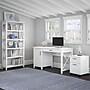 Bush Furniture Key West 5-Shelf 66"H Bookcase, Pure White Oak (KWB132WT-03)~#|#~DA70D4A7-A4EF-4BD8-ADC24C7050ABDEF3_sc7