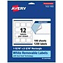 Avery Laser/Inkjet Rectangle Multipurpose Labels, 1-13/16" x 2-3/16", White, 1200 Labels/Box (94233)~#|#~DA766AB9-F5B6-4F57-82B3B30BC63C81FC_sc7