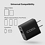 CODi 20W Dual Port Wall Charger, USB-C & USB-A Outputs, Black (A01102)~#|#~DA78E5F2-ECB6-49D1-B8A3EF8627FABC9A_sc7