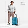 InUSA Endurance 20" Hardside Carry-On Suitcase, 4-Wheeled Spinner, TSA Checkpoint Friendly, Teal (IUEND00S-TEA)~#|#~DA7FD6A5-D616-4721-B848C8266B62166B_sc7