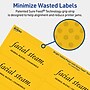 Avery Laser/Inkjet Rectangle Multipurpose Labels, 2" x 4", Bright Yellow, 400/Pack (94207)~#|#~DA806313-6E81-4C49-B20F48A1CA0BF4EE_sc7