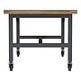 Learniture Ideate Series 72"W x 36"D Butcher Block Table, Beige/Graphite (LNT-NOR3007BB-GT-PK-SO)~#|#~DA82E885-5B4F-47CA-AEB5917EFC7988B9_sc7