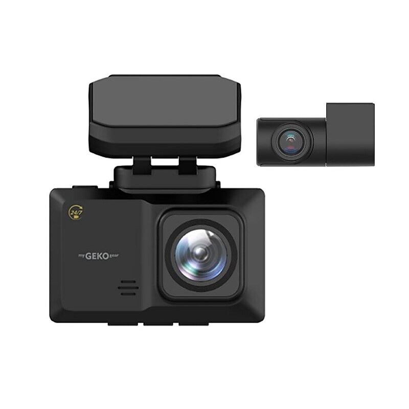 GEKO Orbit 951 1080P HD Dual Dash Cam, Black (GO95132G) image 1