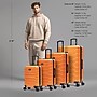 InUSA Trend 4-Piece Hardside Spinner Luggage Set, TSA Checkpoint Friendly, Orange (IUTRESMLXL-ORA)~#|#~DA87EC30-6E5F-4368-A8B096186D0F97DA_sc7