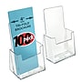 Azar Brochure Holder, 4.125" x 7.25", Vertical, Freestanding, Clear, Acrylic, 100/Pack (252012-100PK)~#|#~DA8D1948-4550-4542-AA363DB7DBB856A3_sc7