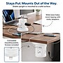 Uncaged Ergonomics Retractable Power Strip with USB-C, 4 AC Outlets, 4 USB Ports and 6ft Retractable Cord, White (RC-white)~#|#~DA9228D8-FF4C-4491-A31010AAFC902B8B_sc7