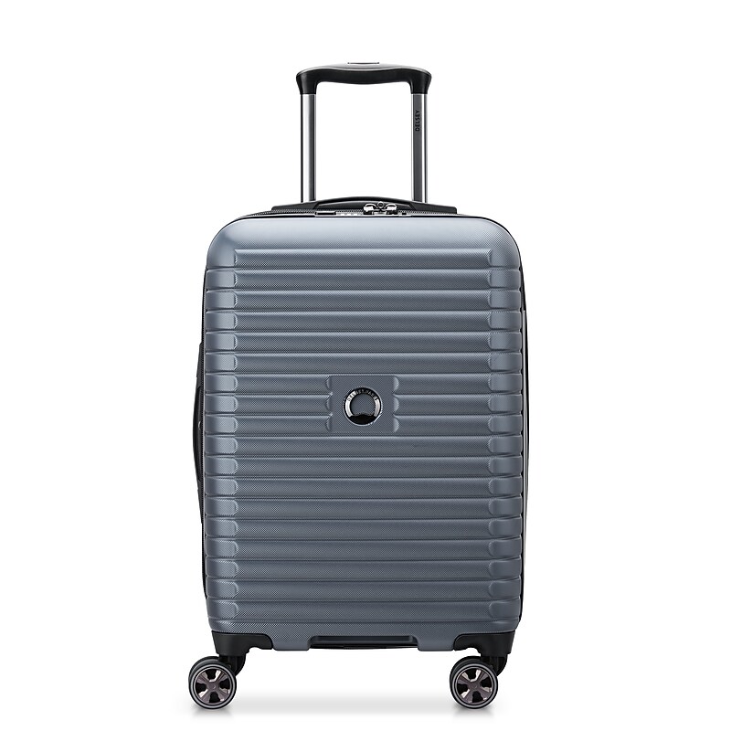 Delsey Paris Cruise 3.0 20" Hardside Carry-On Suitcase, 4-Wheeled Spinner, TSA Checkpoint Friendly, Graphite (40287980501) image 1