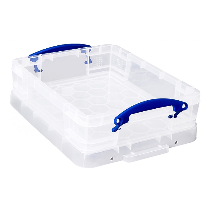 Really Useful Box 11.6 Quart Storage Box with Latching Lid