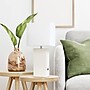 Lalia Home Lexington Leather Base 21" LED Table Lamp with USB Charging Port, White Faux Leather (LHT-3012-WH)~#|#~DA965C34-154B-4385-89E67E4B22549729_sc7