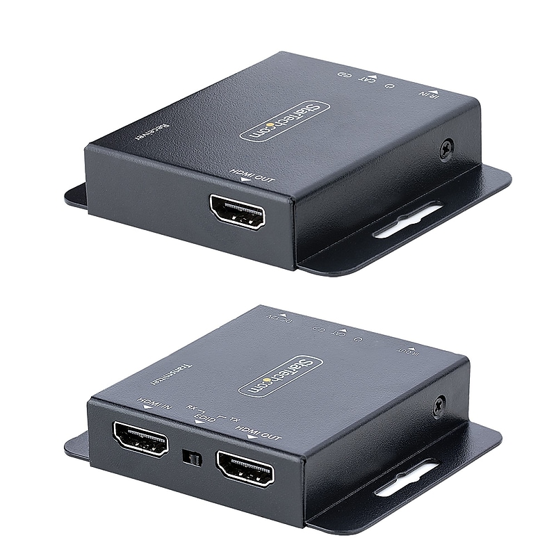 StarTech.com HDMI over RJ45 Ethernet Video Extender Kit, Female to Female, 4K 30Hz 130ft/1080p 60Hz 230ft (EXTEND-HDMI-4K40C6P1) image 1