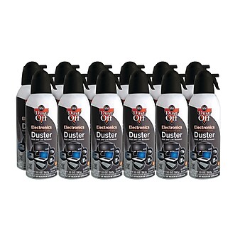 Dust-Off Air Dusters, 10 oz., 12/Pack (DPSXLRCP)