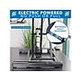Mount-It! 38"W Electric Rectangular Adjustable Standing Desk Converter, Dark Walnut (MI-8011)~#|#~DA97F584-5D01-483B-A822885486D1FF99_sc7