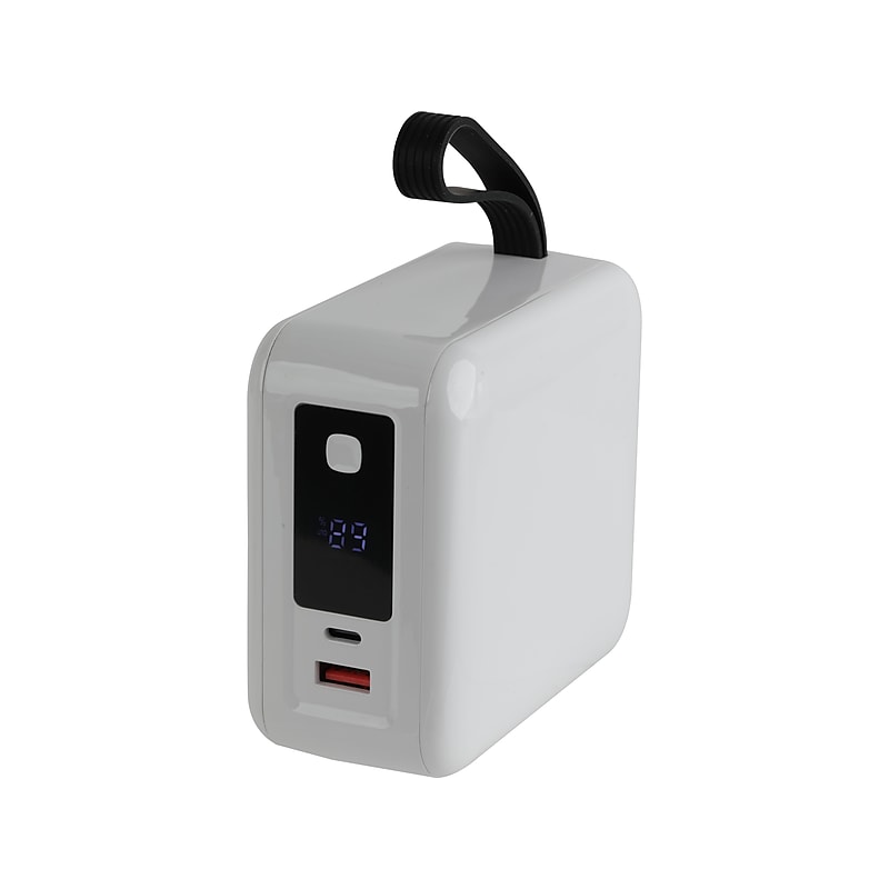 Vivitar PWRFL ProCharger USB-A/USB-C Power Bank, 27000mAh, White (PWR3010-WHT-T35-12) image 1