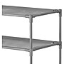 Whitmor Spacemaker 6-Shelf Metal Stand Alone Closet Storage Shelves, 42" x 34" x 11.38", Gunmetal (6262-4993-GM)~#|#~DA9D9A64-857F-4025-8EF8B0CAFB682ED5_sc7