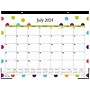 2024-2025 Blue Sky Teacher Dots 22" x 17" Academic Monthly Desk Pad Calendar (105496-A25)~#|#~DA9F3401-5690-4875-826EA130988687D9_sc7