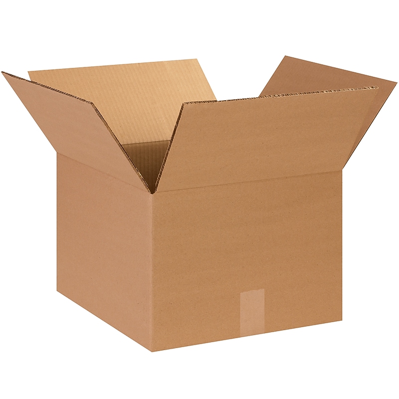 14" x 14" x 10" Heavy Duty Shipping Boxes, 44 ECT, 25/Bundle (HD141410) image 1