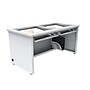 VersaDesk 60"W Downview Computer Desk, White (DV6024-WW)~#|#~DAA05FD0-89B5-480D-86704AF5F3FD6C7B_sc7