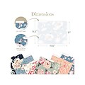 Better Office Traditional Floral Heavyweight File Folders, 1/3-Cut Tab, Letter Size, Assorted Colors, 12/Pack (80010-12PK)