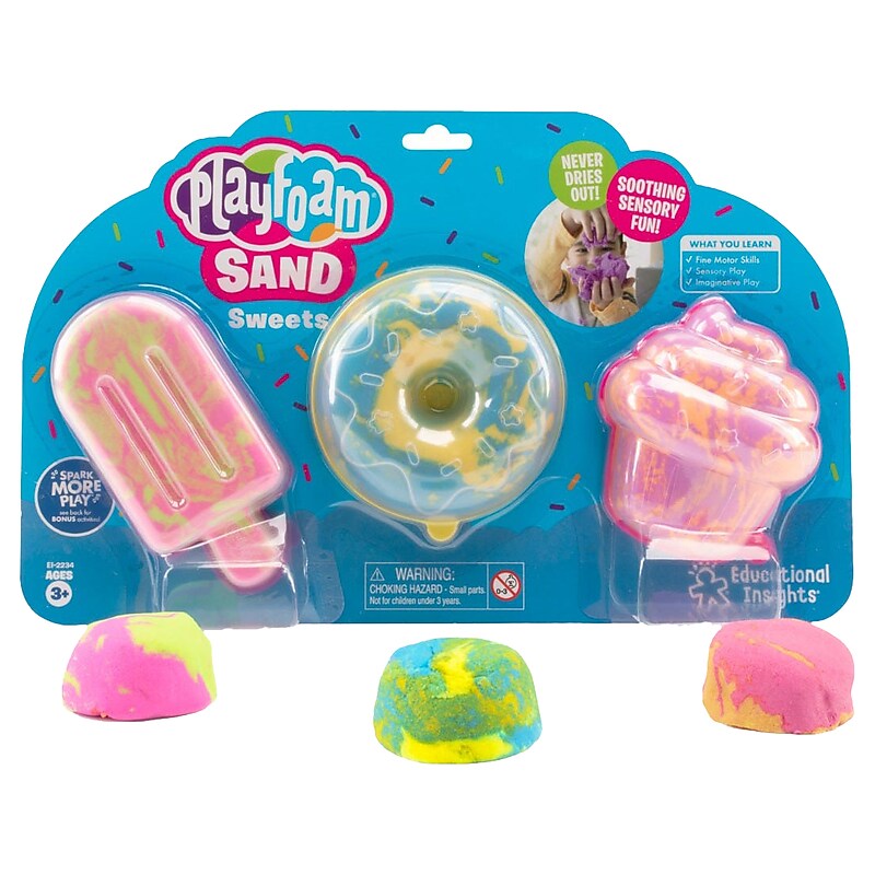 Educational Insights Playfoam Sweets Sensory Set, Assorted Colors (2234) image 1