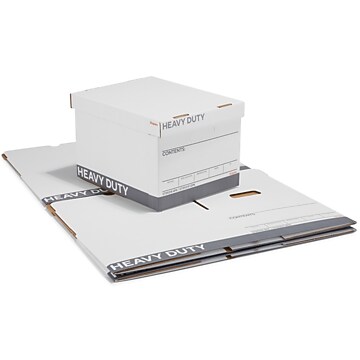 Bankers Box R-Kive Heavy-Duty FastFold File Storage Boxes, Lift