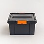 Iris 47 Quart Heavy Duty Store-It-All Plastic Latching Storage Tote, Black (500215)~#|#~DAA76E56-08BA-447B-9C5BE6F11AC43C37_sc7
