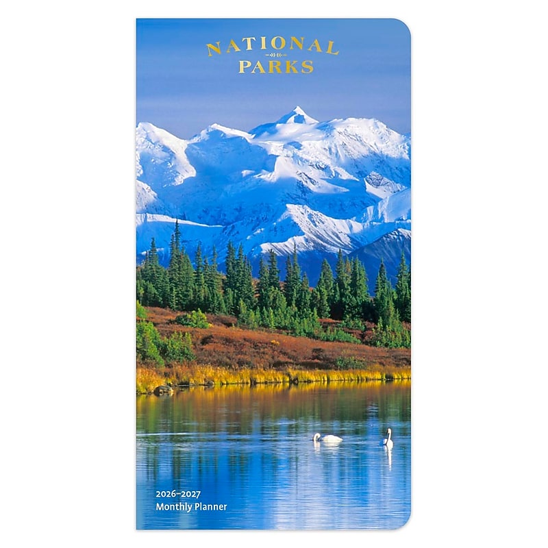 2026-2027 BrownTrout National Parks 3.5" x 6.5" Monthly Planner (9798330704798) image 1