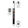 POSCA PC-1MR Water Based Paint Marker, Extra Fine Pin Tip, White, 2/Pack (UBCPC1MRWHITE-2)~#|#~DAB3615E-9C75-43B2-92D70743DC63B85E_sc7