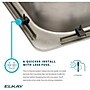 Elkay Lustertone 22" Drop In Single Basin Stainless Steel Kitchen Sink (LRAD2219653)~#|#~DAB74295-9064-40B1-816EF18A966C3415_sc7