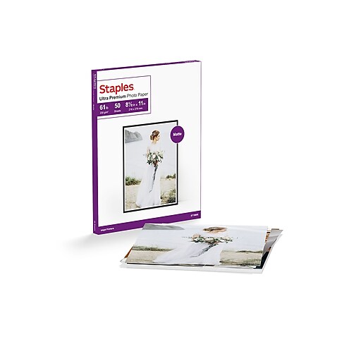 Innovera Heavyweight Photo Paper- Matte- 8.5 x 11- 50 Sheets-pack