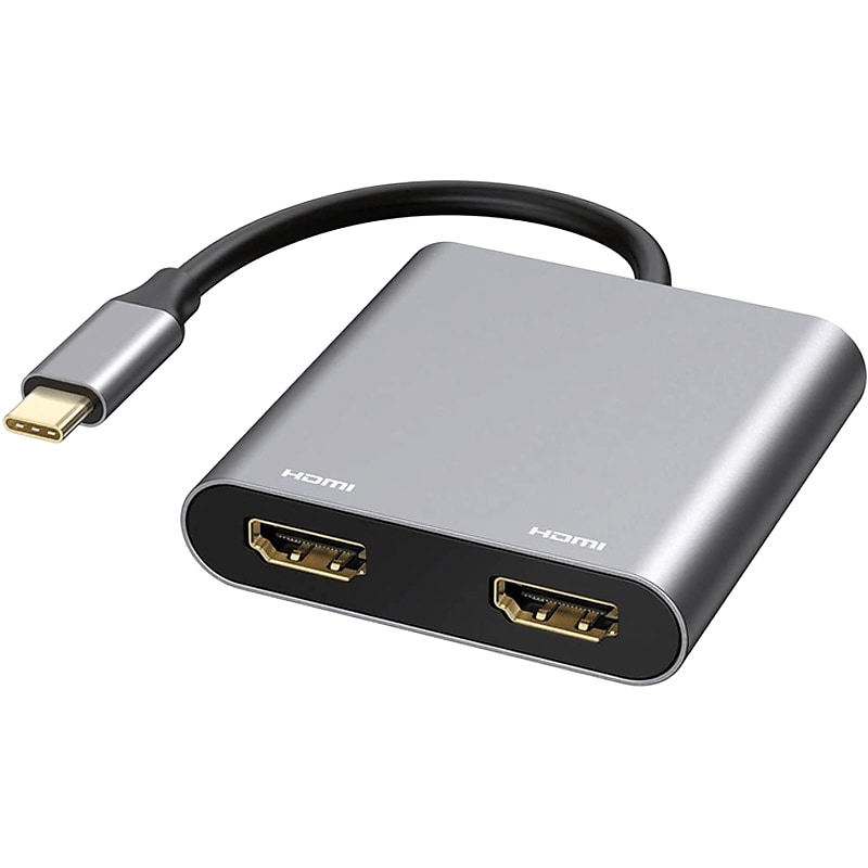 4XEM Dual HDMI USB-C Docking Station (4XUSBCHUB07) image 1