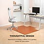 Anji Mountain Standard Bamboo Carpet & Hard Floor Chair Mat with Lip, 55" x 57", Walnut (AMB24054)~#|#~DAD48721-F9D7-4FA8-A865A49B28738876_sc7