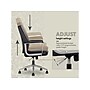 Elle Decor Amelia Ergonomic Polyurethane Swivel Computer and Desk Manager Chair, Black (60095-BLK)~#|#~DAD5037C-CD7B-4322-BED70F9CDDBFDA09_sc7