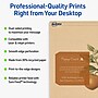 Avery Hexagon Integrated Cards, Matte Kraft Brown, 30/Pack (19479398971)~#|#~DAD54081-41E5-4DD0-8E752D08B3861AC9_sc7