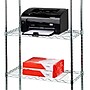 Mind Reader 4 Shelf Adjustable Garage Shelving, 11.75"W, Chrome Plate (4TSHELVU-SIL)~#|#~DAD711AC-5C6D-47B8-B463C2F8FCD36544_sc7