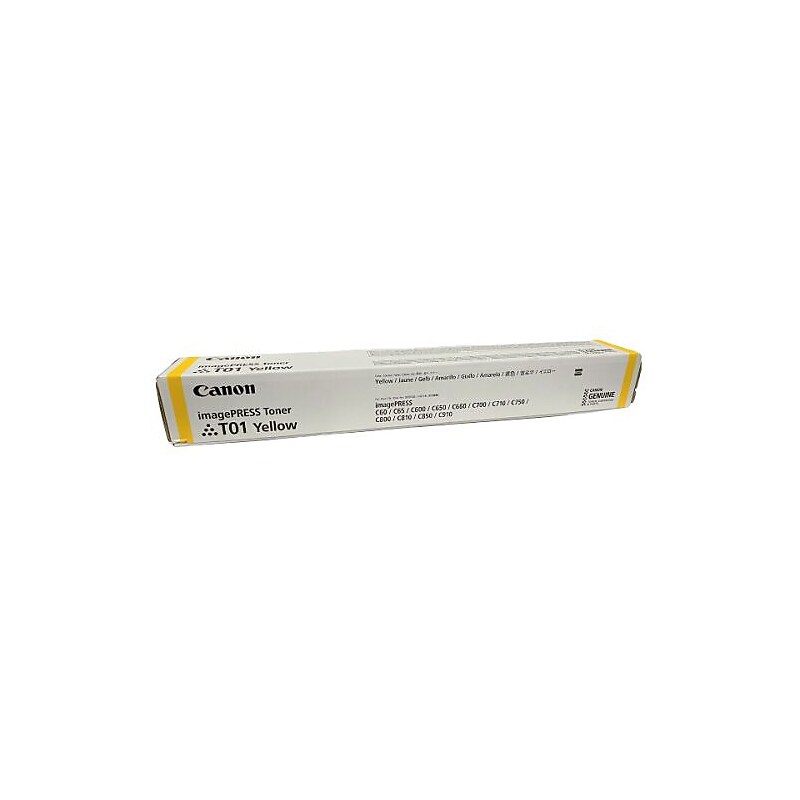 Canon T01 8069C001AA Yellow Toner Cartridge image 1