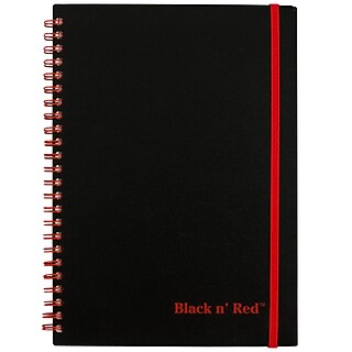 Oxford Black N Red Book Casebound 90gs Narrow Ruled 192 Pages A4 Ref