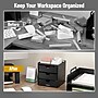 Mind Reader 3-Drawer Plastic Desk Organizer, Black (MINMACH3-BLK)~#|#~DADC7FEA-66F2-47BC-B54678CE958B4510_sc7