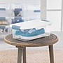 Sterilite 6 Quart Latching Storage Bin with Lid, Plastic, White, 12/Carton (14928012)~#|#~DAE818F9-0BD9-487D-98B00BBE656E6598_sc7