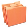 Universal Colored File Folders, 1/3 Cut One-Ply Tab, Letter, Orange, 100/Box~#|#~DAEC58CB-A67D-424F-8B4D0D2F5C485E14_sc7