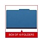 Medical Arts Press Pressboard Classification Folder, 2 Dividers, 2" Expansion, Legal Size, Royal Blue, 10/Box~#|#~DAF32D8C-1CCB-47C0-BA964096B6DD5759_sc7