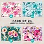 Global Printed Products Heavy Duty Interior File Folders, 1/3-Cut Tab, Letter Size, Paper Stock, Floral, 24/Pack (GPP-0101-A)~#|#~DAF45937-9122-485A-AE71D8FA0D03BCDA_sc7