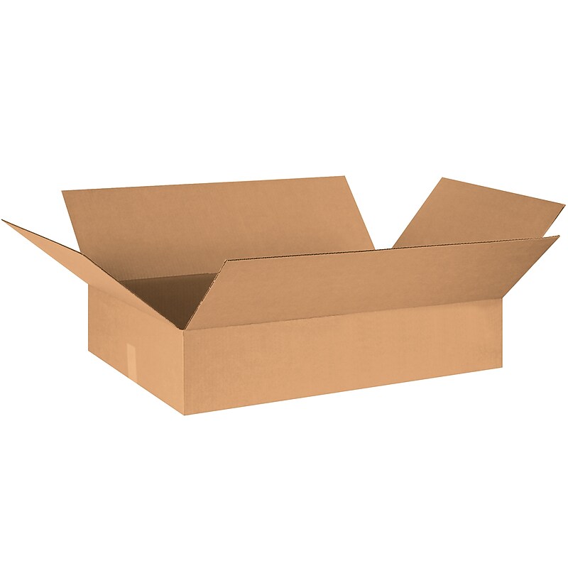 30" x 20" x 6" Shipping Boxes, 32 ECT, Brown, 15/Bundle (30206) image 1