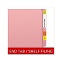 Medical Arts Press Heavy-Duty End Tab File Folder, Straight Cut, Letter-Size, Pink, 40/Box (S-09458-PNK)~#|#~DAF7272C-156C-416C-87AE5F5BE75E292A_sc7