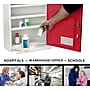 Viva Comfort Steel Medical Storage Cabinet with Dual Key Lock, 1.16 cu. ft. (999-06-RED)~#|#~DAF87B4A-81CF-4D0C-B398ED0A149866CE_sc7